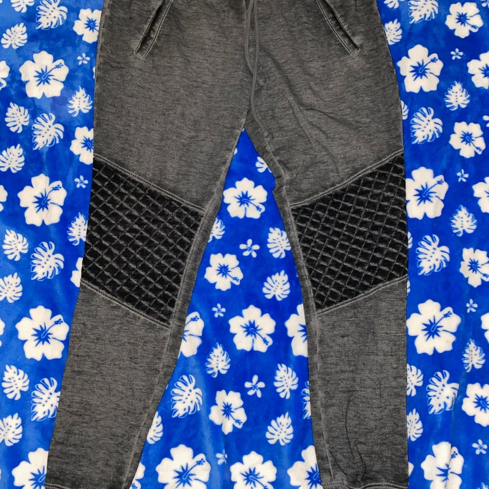 Mossimo Supply Co. Gray Joggers with Black Accents